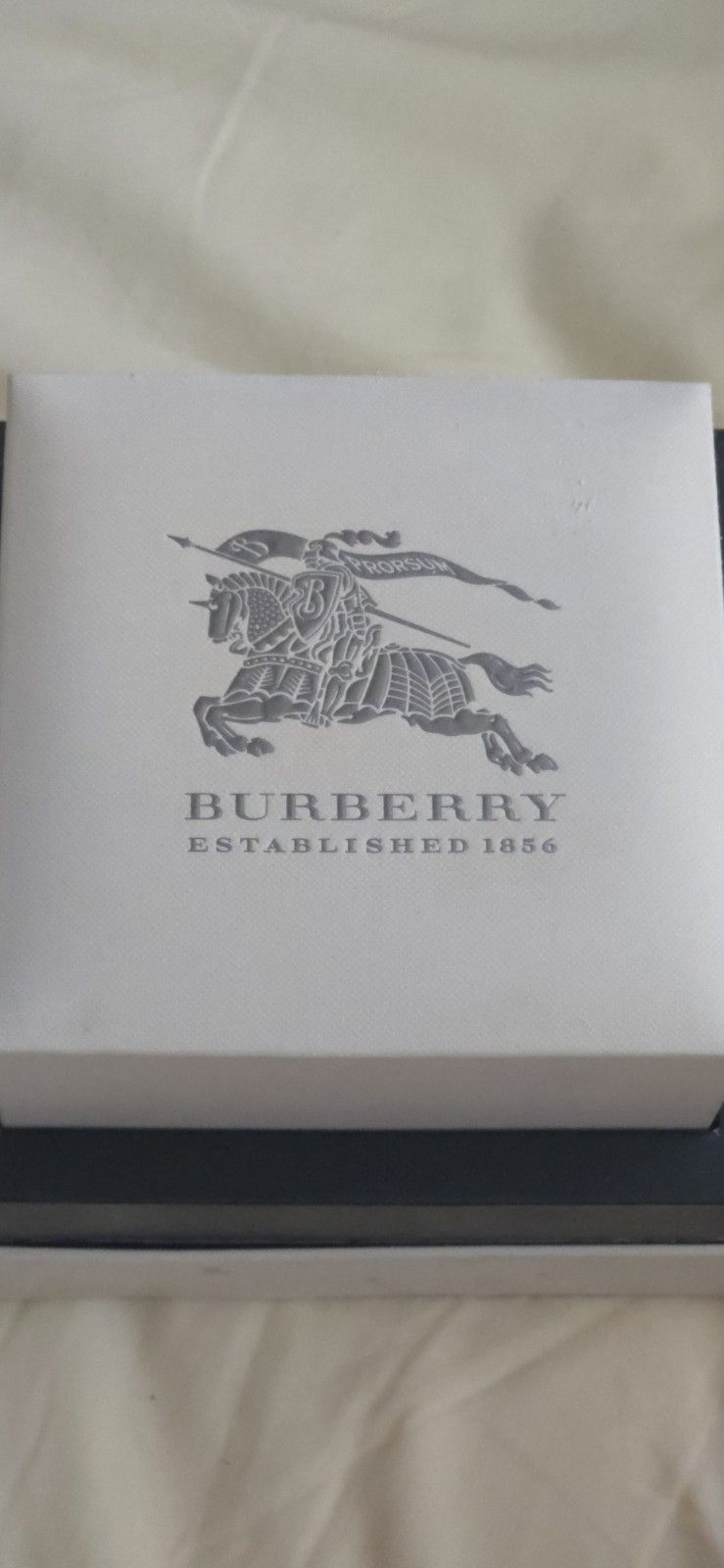 Burberry BU9905 The City Swiss Sapphire Black Dial Brown Leather Box Papers