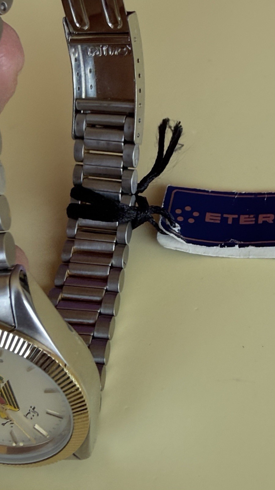 Automatic ETERNA President Saddam Hussein Iraq Watch Men Black Dial New Box R1
