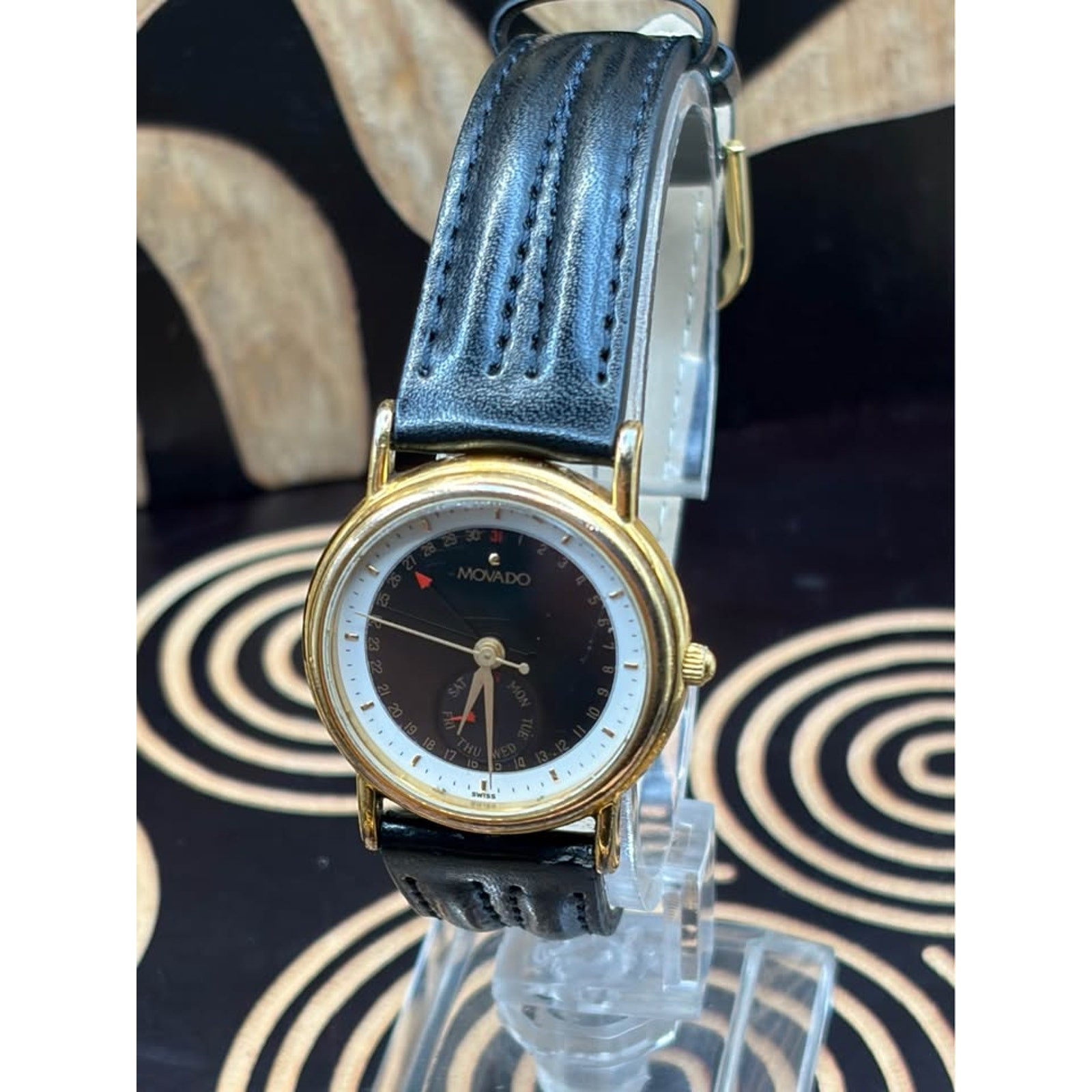 Ladies Movado 28mm Date PointerLate 1980’s Ref 87.06.825 ETA 255.495. Quartz ETA