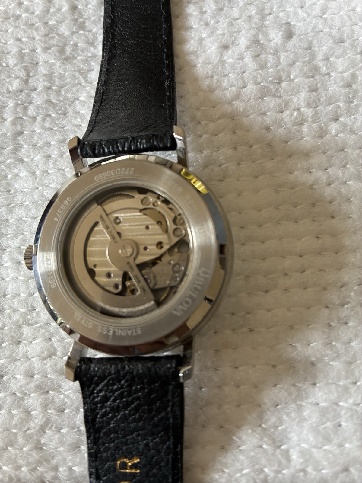 Bulova Aerojet Automatic, Date, Blue Sunray Dial Men’s Watch, Used
