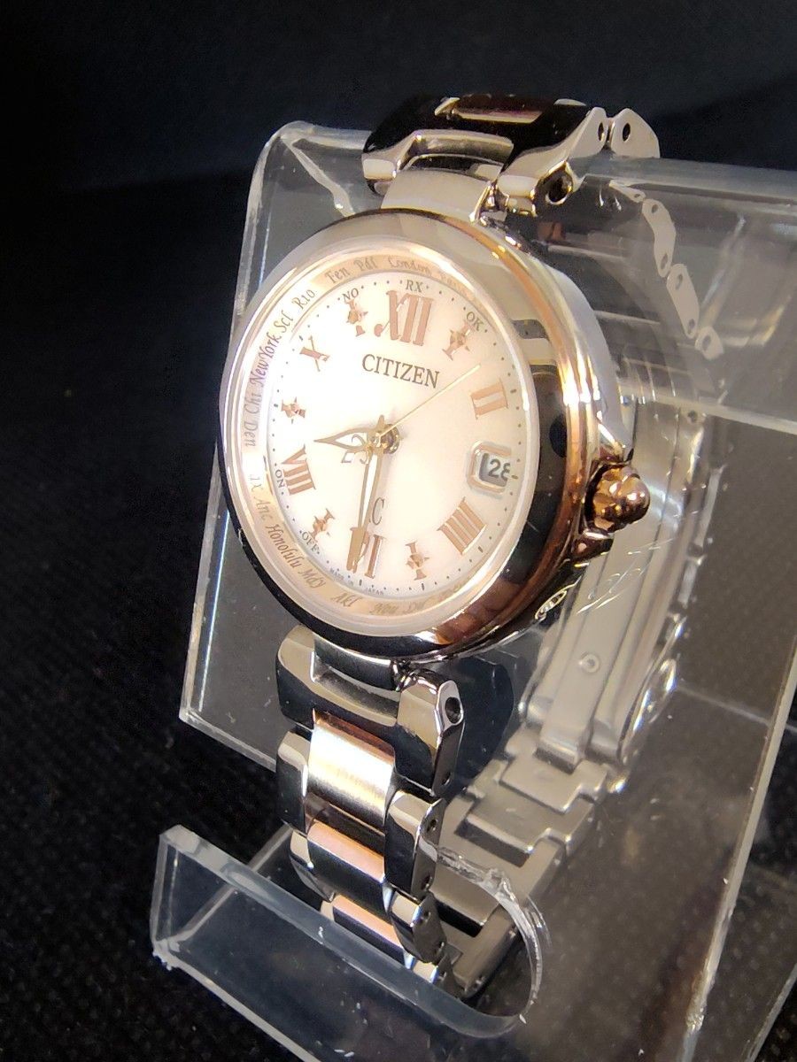 Citizen Xc EC1034-59W World Time Radio Solar 27.9mm Battery Replaced