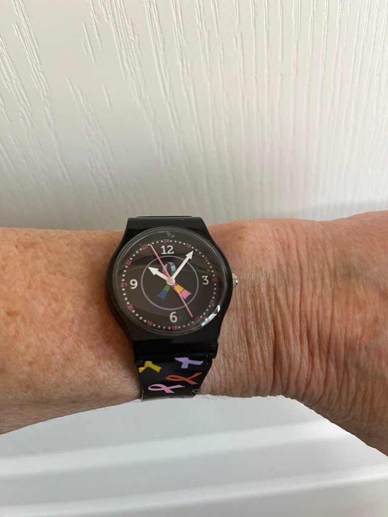 CLEARANCE! Nurse Medical Multi Cancer Awareness Ribbon Jelly Watch NIB!