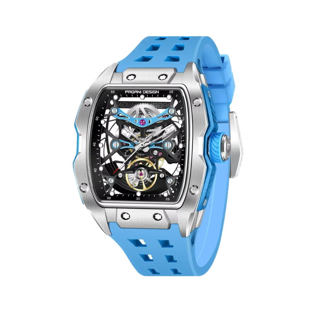 Pagani Design PD-YS018 Silver Black Men Automatic Watch