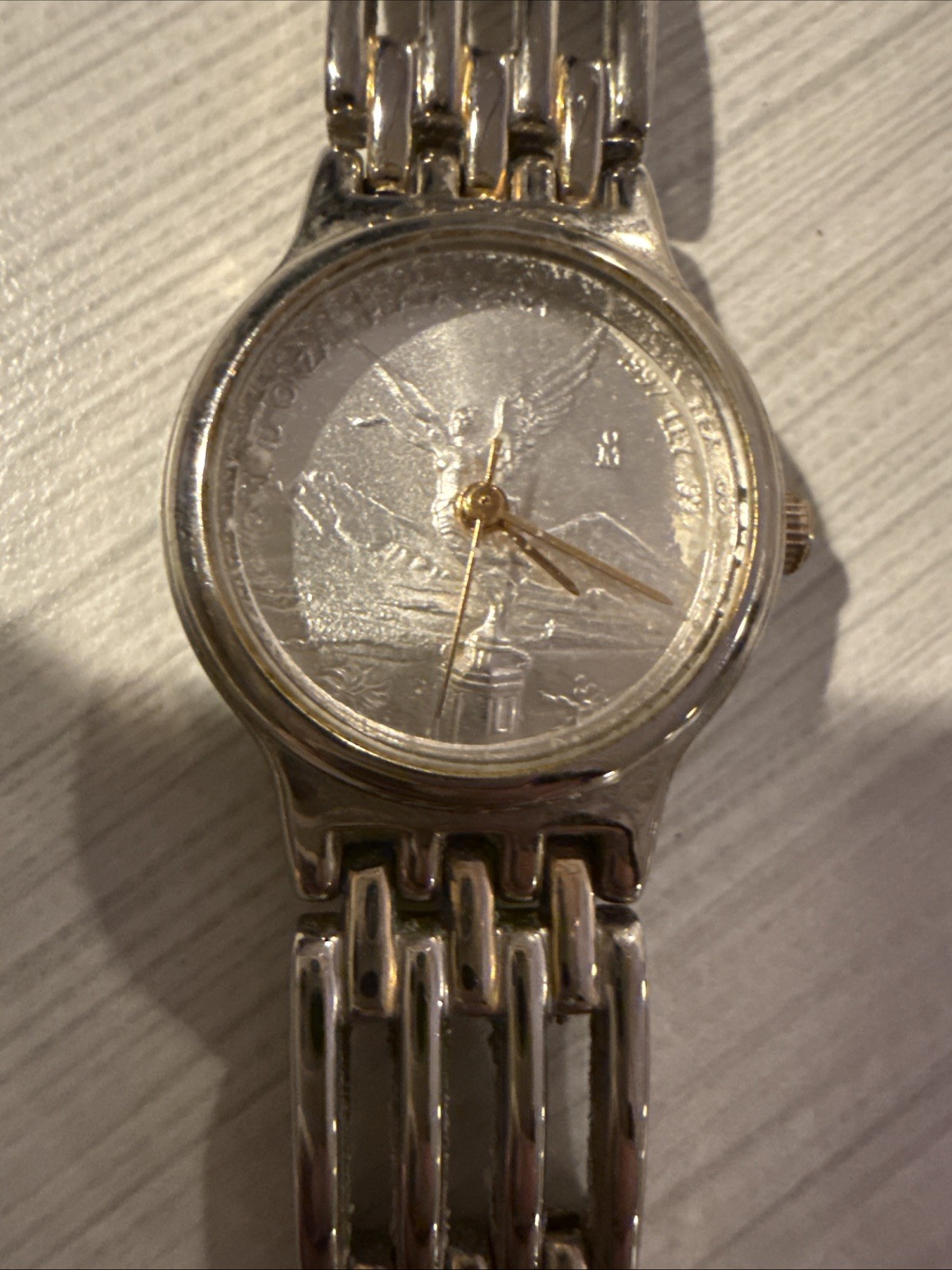 American Historical Society 1/10 Oz 999 Fine Silver Mexican Libertad Coin Watch