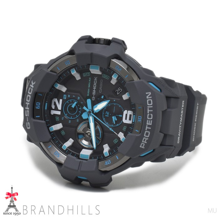CASIO G SHOCK Gravitymaster Solar Bluetooth Mobile Link Carbon Resin SS GR B300