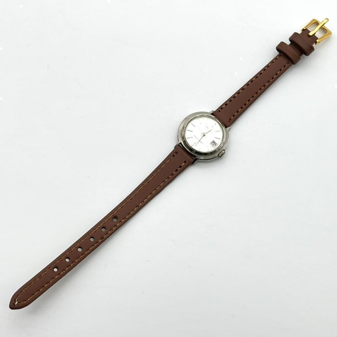 Rare Seiko Diashock Date manual winding watch, 23 jewels, new strap, women’s