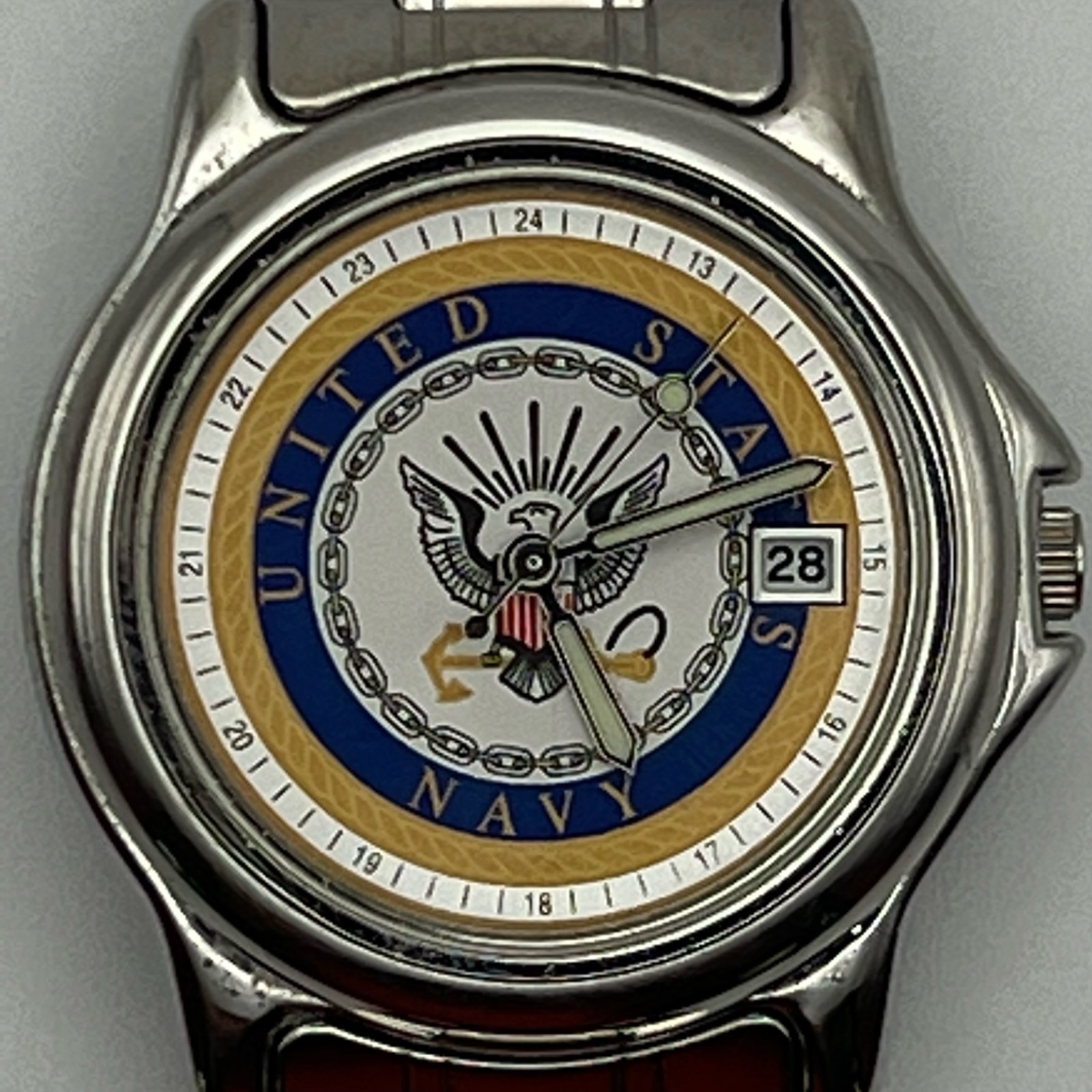 Accutime Unisex Watch United States Navy Collectible Working
