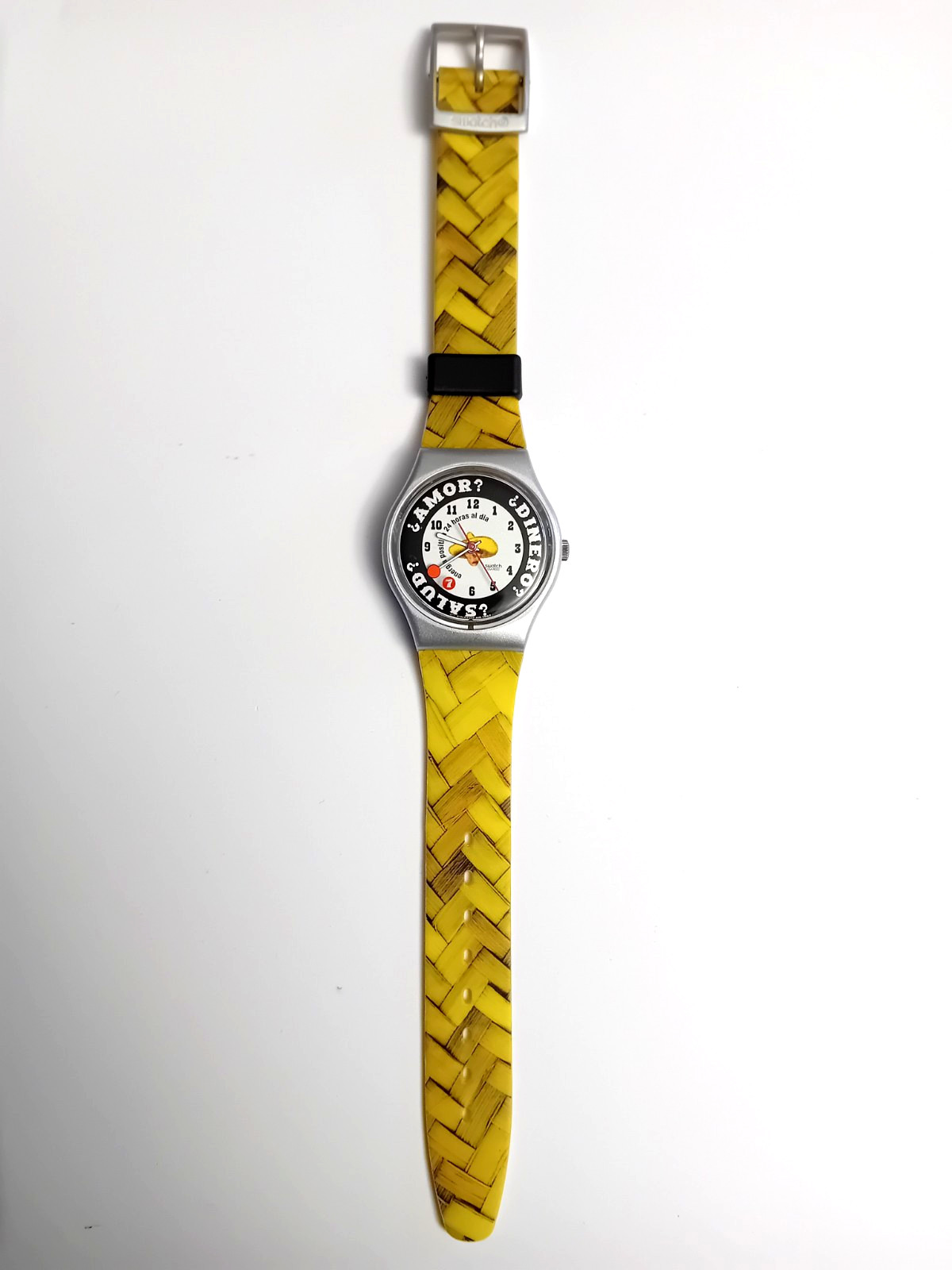 Swatch Standard Gent Sombrero GM143 1998 Vintage 90s Wrist Watch NOS