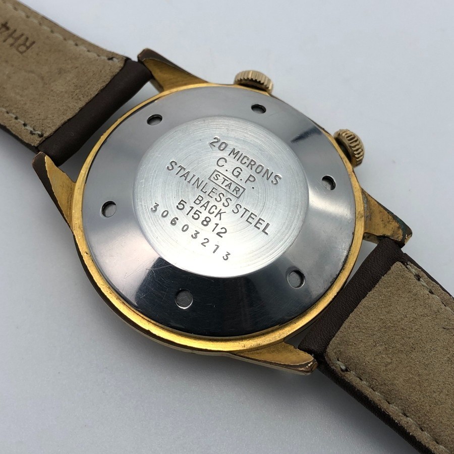 Vintage 1963 Citizen Alarm 4H Four-hand 21Jewels C.G.P. Hand-winding Japan #2613