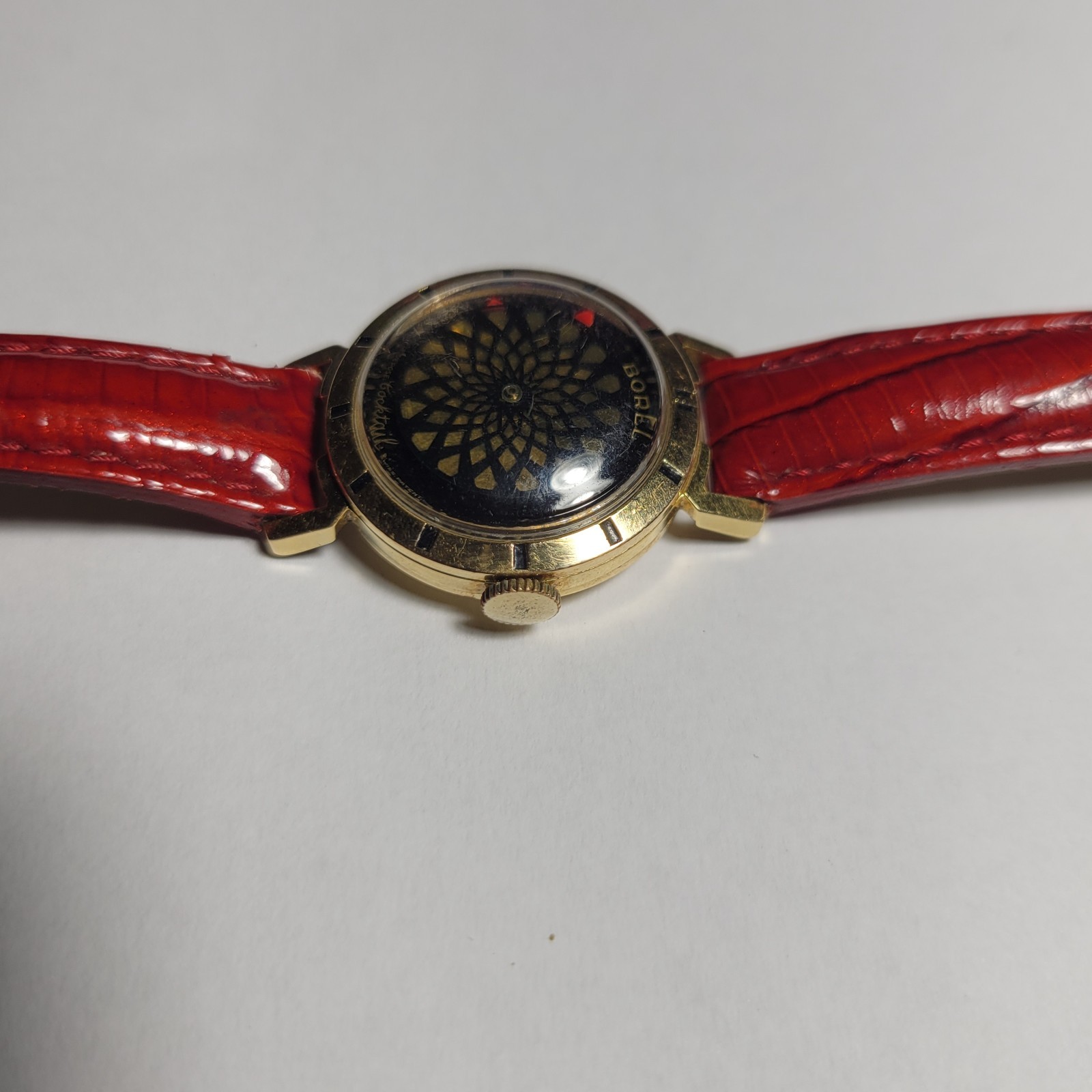 Vintage Ernest Borel Ladies Cocktail Kaleidoscope Wristwatch Works