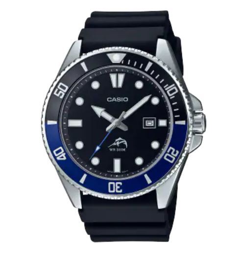 Casio Men’s Quartz Rotary Bezel Screw-Down Crown 46mm Diver Watch MDV106B-1A1V