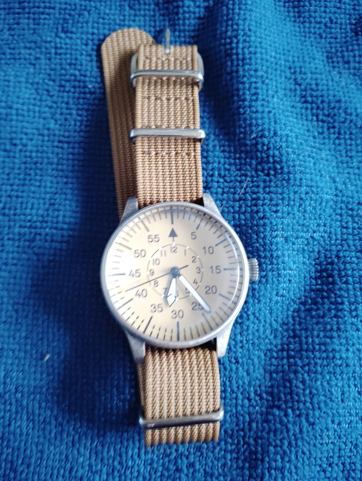 AVIATOR Watch – MILTEC Vintage Flieger Pilot Flight Aviation Leather Band Quartz