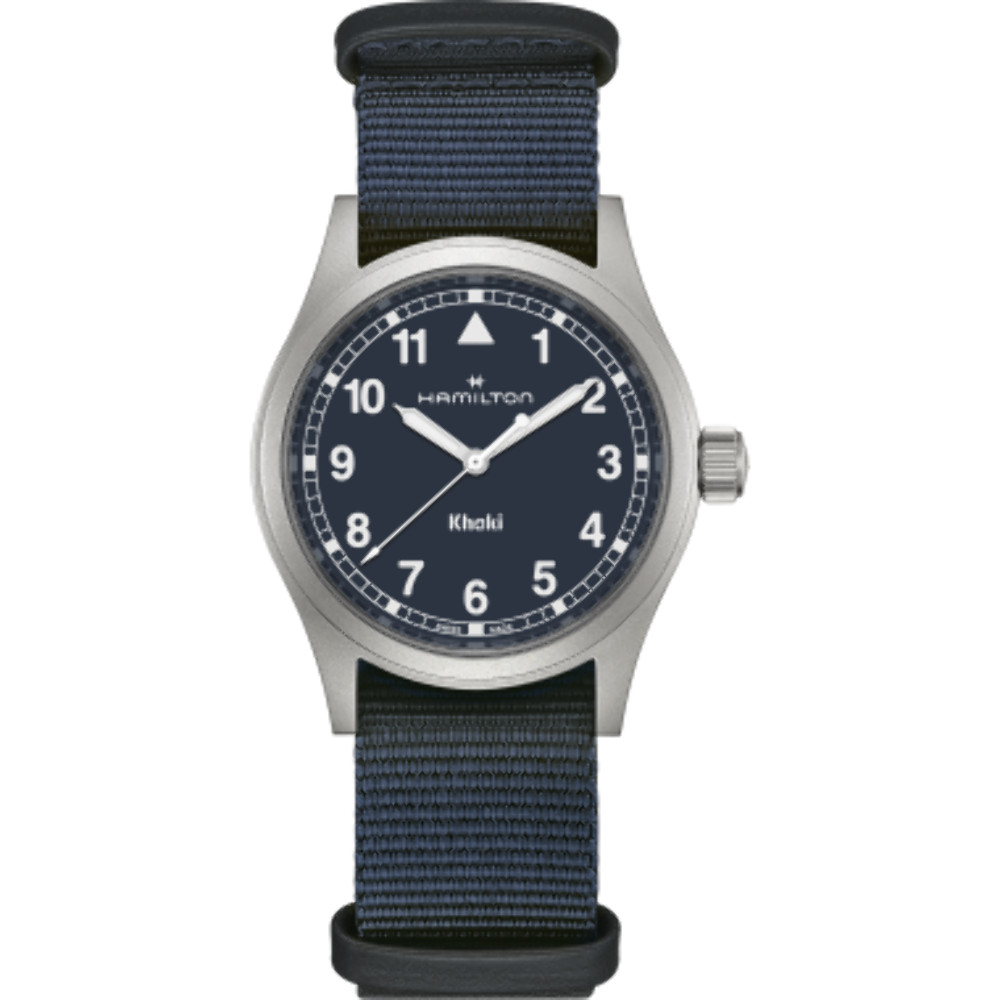 Hamilton Khaki Field Quartz 38mm Men’s Watch | Blue Dial & Strap