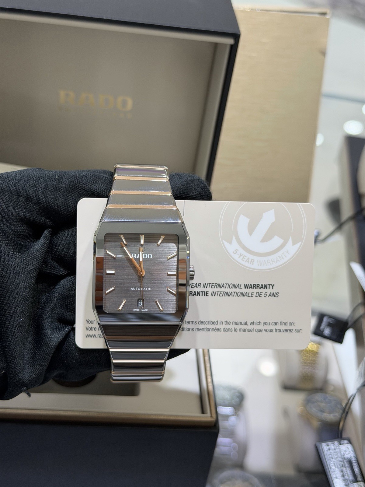 Rado Anatom Automatic 32.5mm Grey Ceramic Men’s Watch R10203102