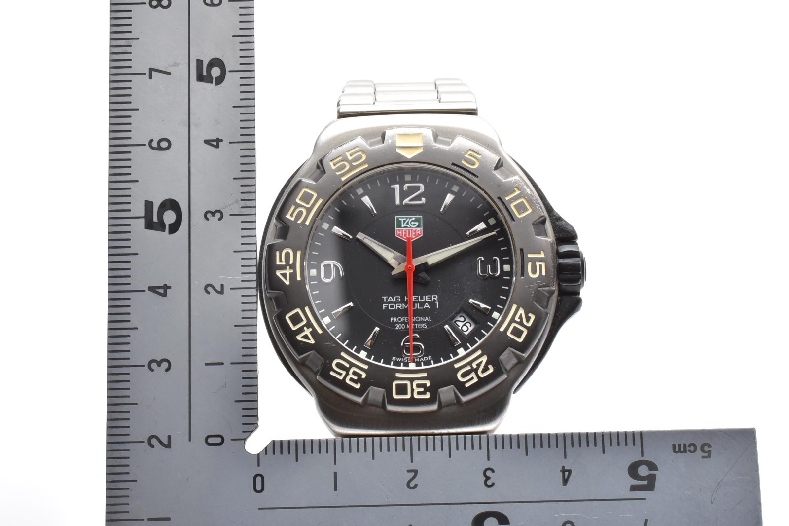 [Box] TAG Heuer Formula 1 WAC1110 Black Dial 39mm Men’s Quartz Watch JAPAN