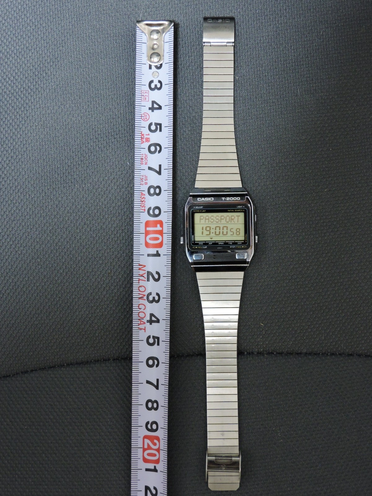 CASIO 80's Rare Vintage T-2000 Men’s Digital Eng -Japan- Dictionary & works