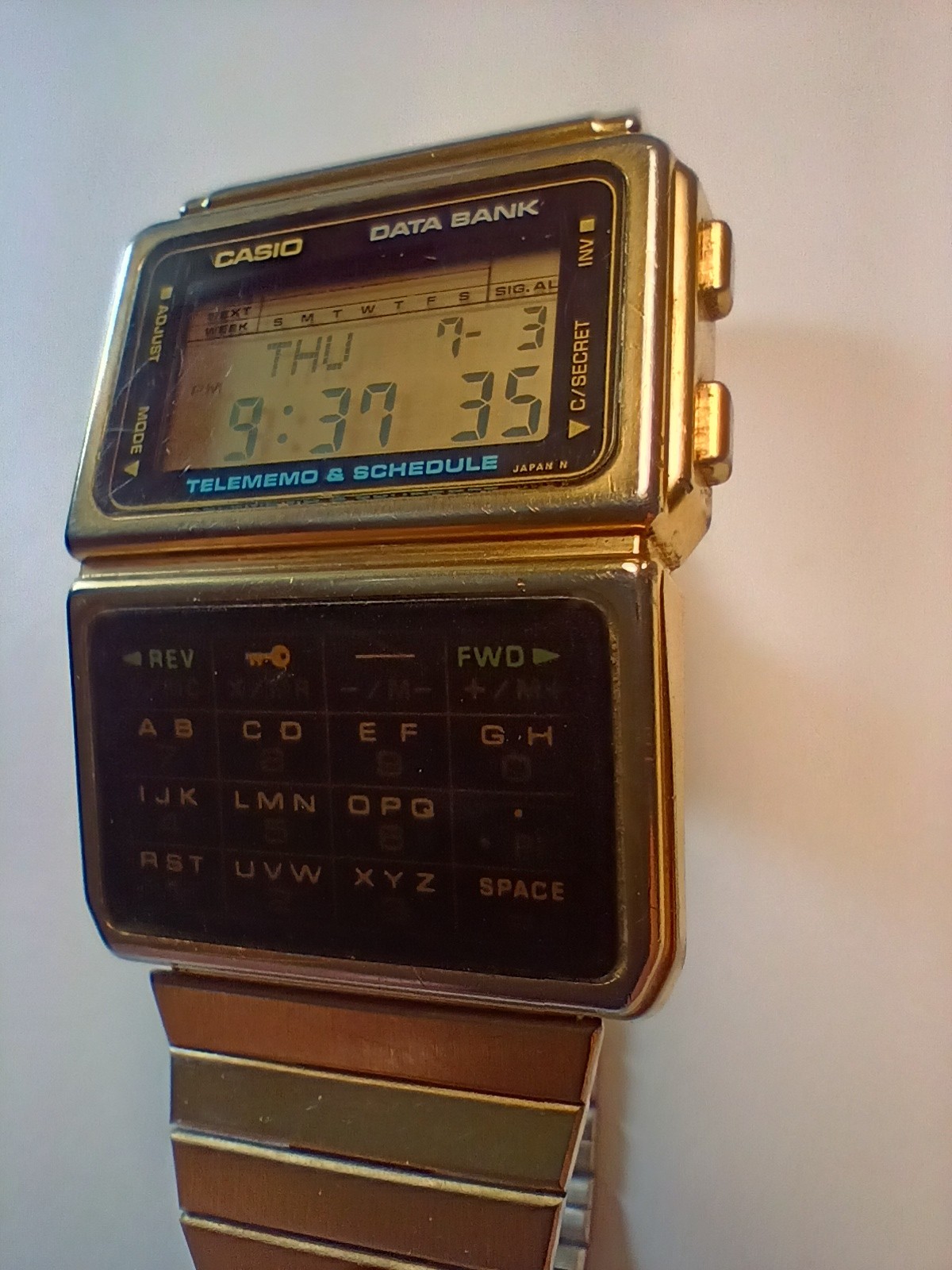 Vintage Casio DBC-600G Data Bank Calculator Watch – Module 563 (Rare, Japan M)