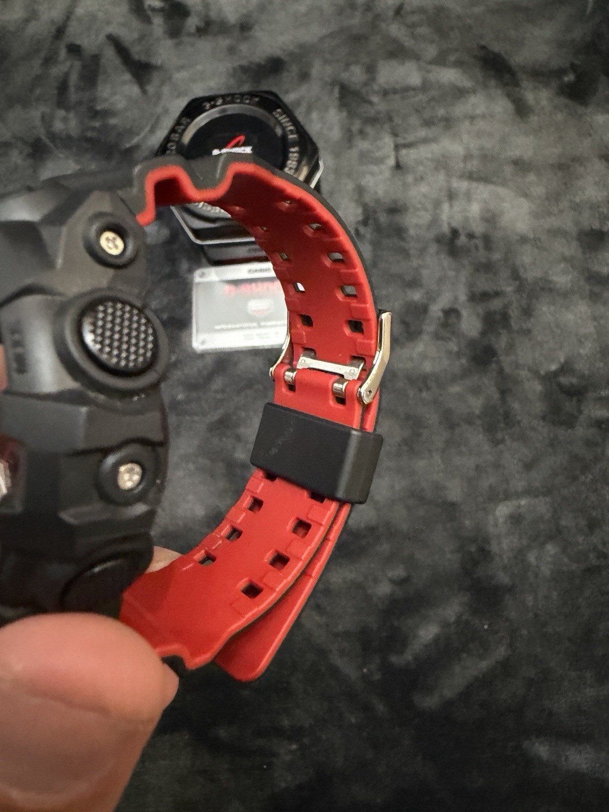 Casio G-Shock Layered Neon Color Men’s Watch GA-700SE-1A4 Red On Black