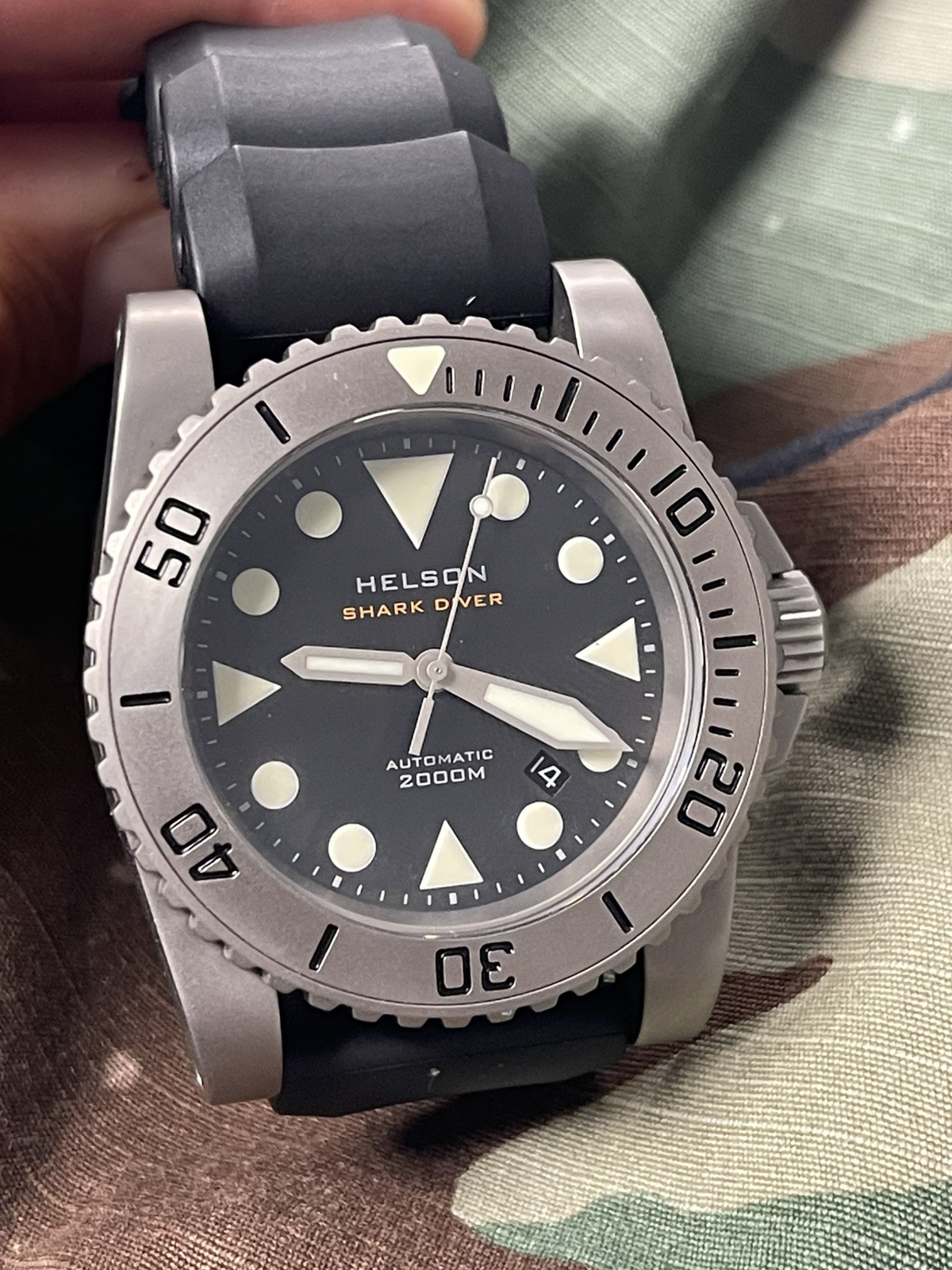 Helson Shark Diver 2000M |m | RARE | 45MM