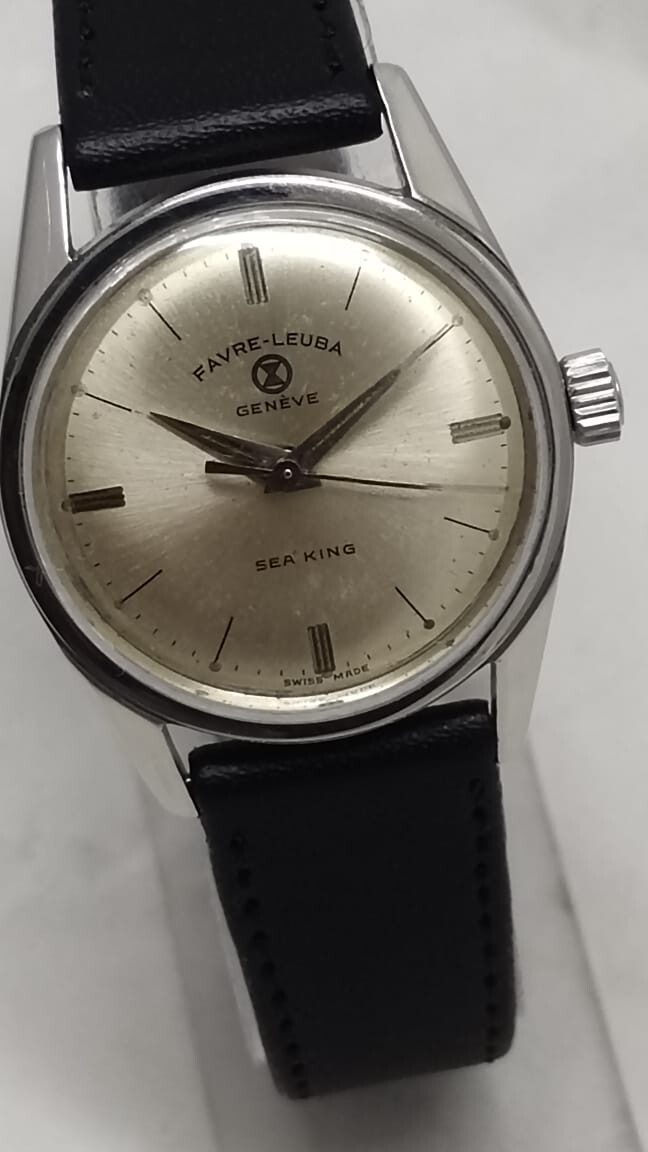 RARE Favre Leuba Geneva Seaking Hand-winding Men’s watch Original Dial Swiss