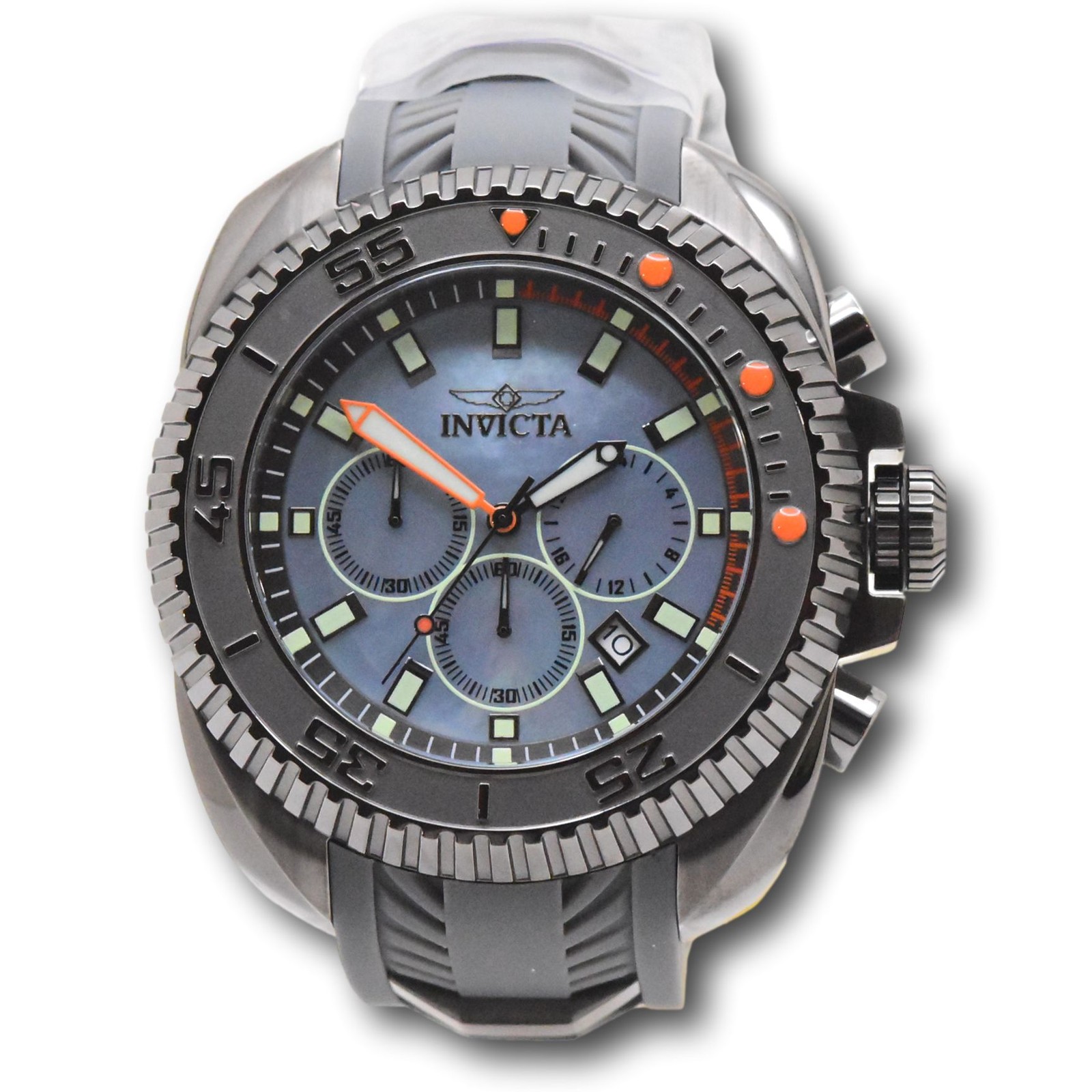 Invicta Coalition Forces Men’s 50mm Blue Pearl Dial Chronograph Watch 49789