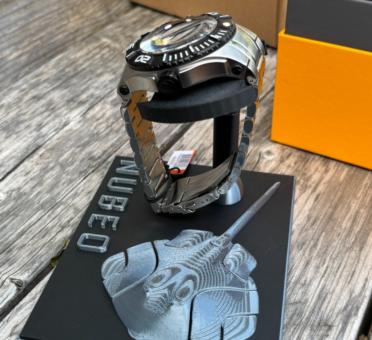 Nubeo Skylab Automatic Limited Edition Watch. Indigo. NB-6083-0H