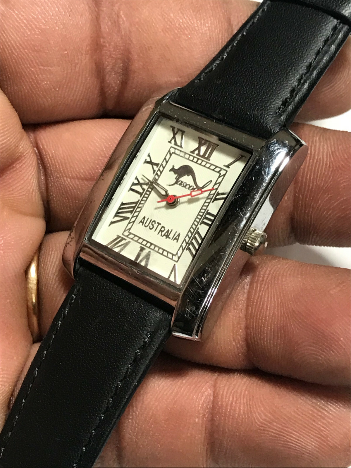 Ladies Black Band Ascool Australia Analog Watch