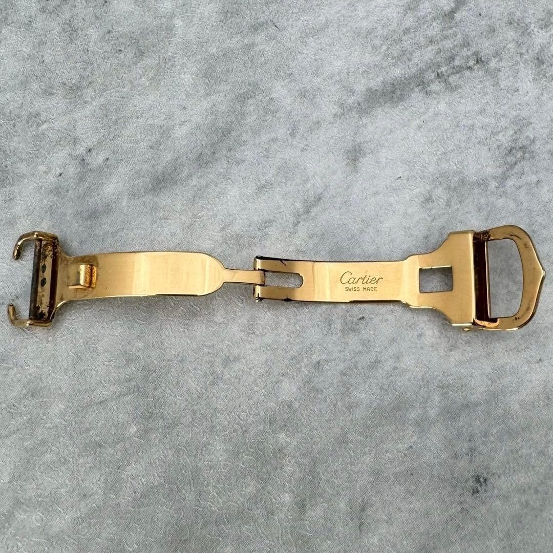 Cartier D-Buckle 14mm Gold Stainless Steel Watch Clasp Japan 071221