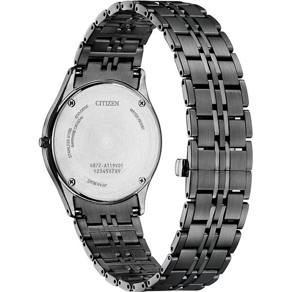 CITIZEN AR3017-58E Eco-Drive Men’s Watch Black Dial Ultra-Thin JDM Japan