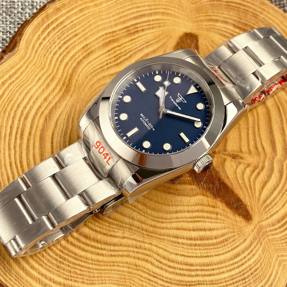 Luminous 36mm/39mm Tandorio Sapphire Glass Polished NH35 Automatic Men’s Watch