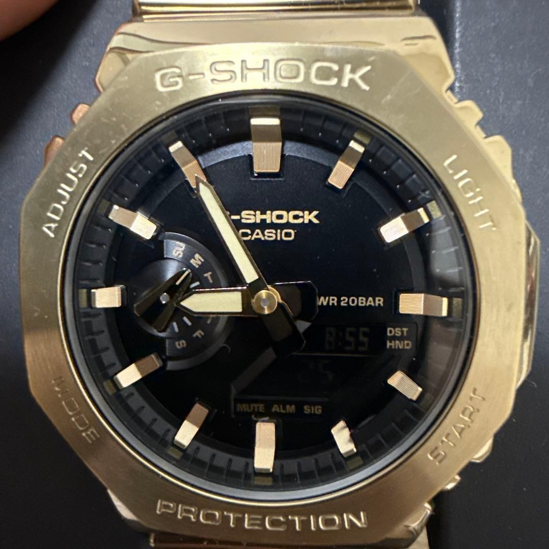 Excellent Condition CASIO G SHOCK Wristwatch GM 2100YMG 9AJF