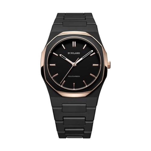 D1 Milano Wristwatch PCBJ35 Polycarbonate Black Enamel 40.5mm