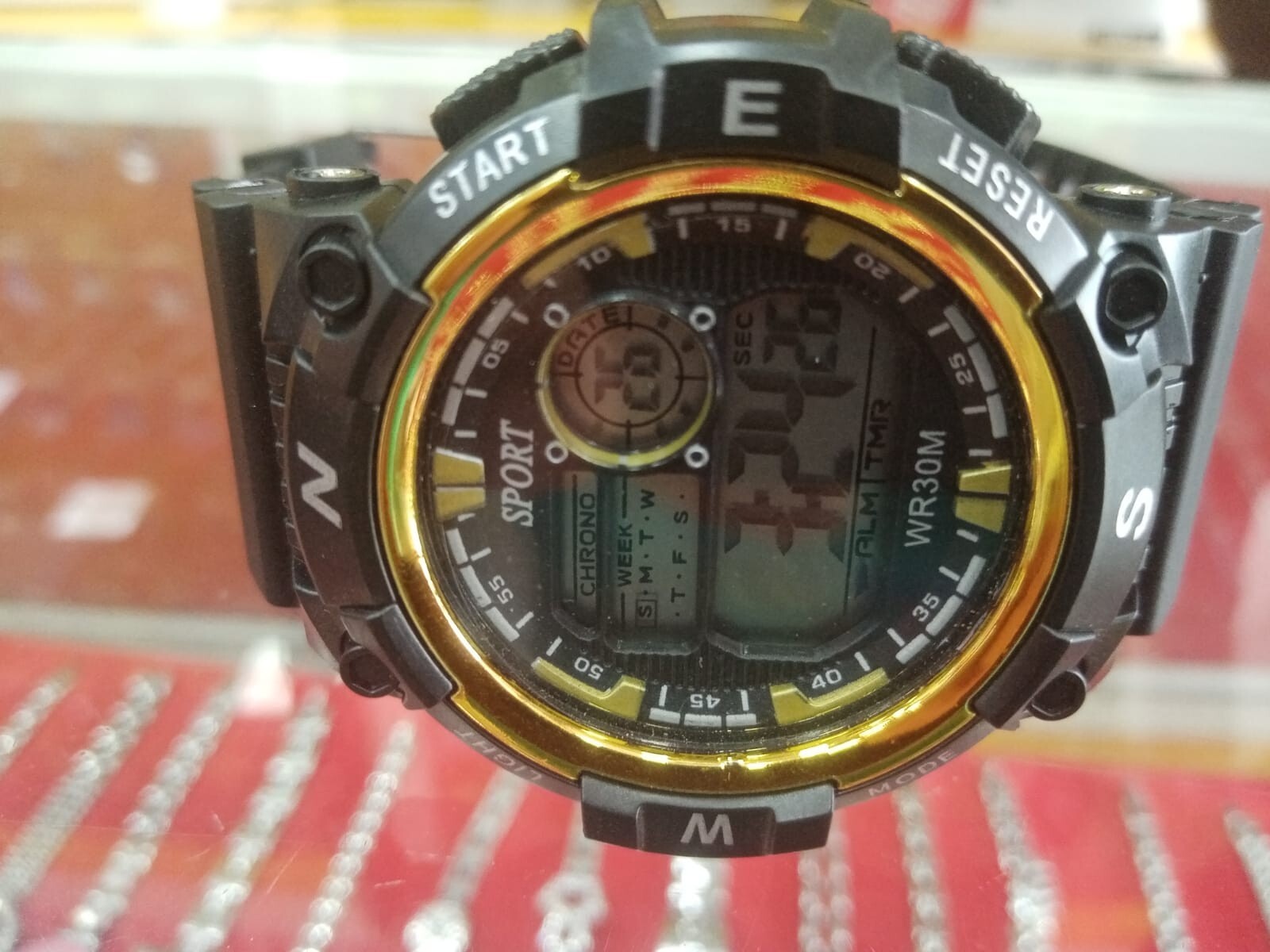 1Pcs Digital Sports Watch Large Face Water Resistant Wrist Watches For Men New
