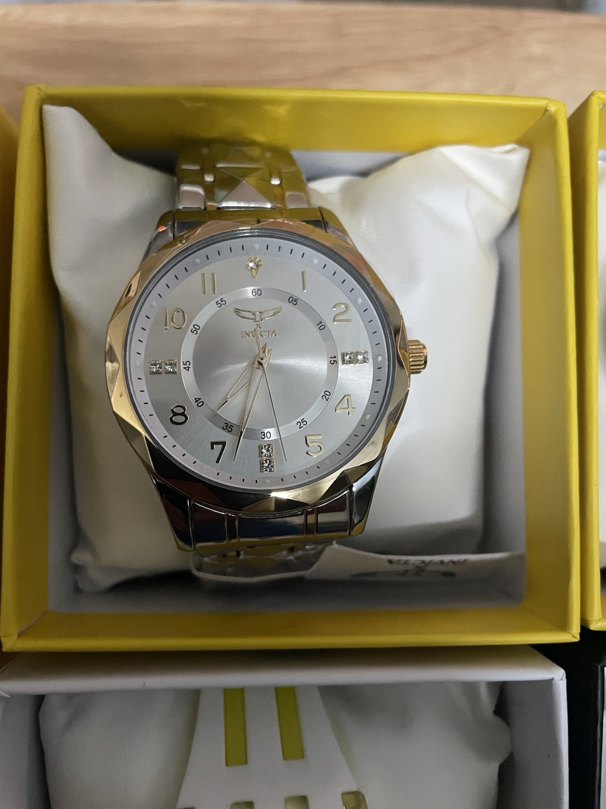Invicta Lot of 6 Watches Speciality Silver Gold Green Collection Bulk Assorted
