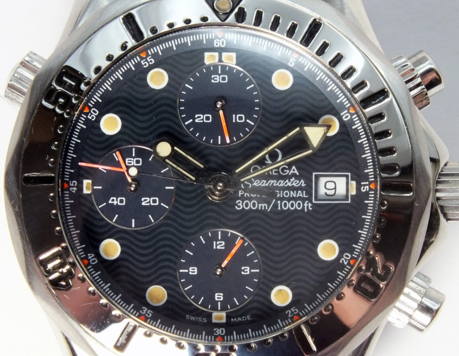 Omega Seamaster Professional 300m Chronograph 41.5mm Wristwatch Serviced LH680