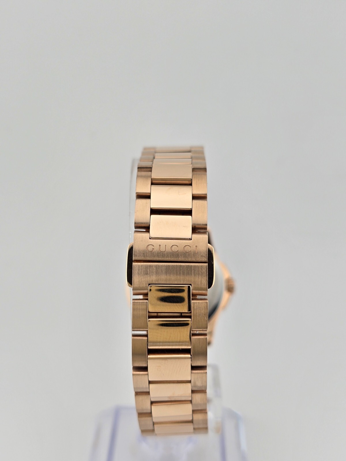 Gucci Women’s G-Timeless Rose Gold Dial Quartz Watch – YA126567 ($1010 MSRP)