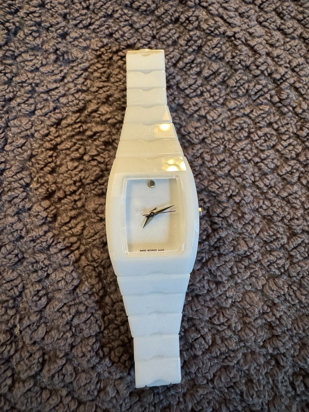 Women’s Movado SE (Sports Edition) Ceramic – Used – Rare White Ceramic