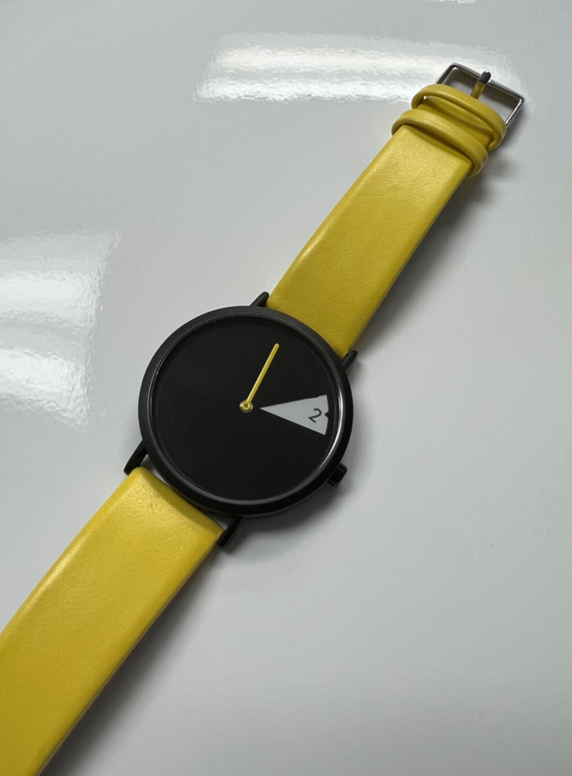 Modernist Kinetic Pop Art Watch – Stainless Steel/Quartz Movement