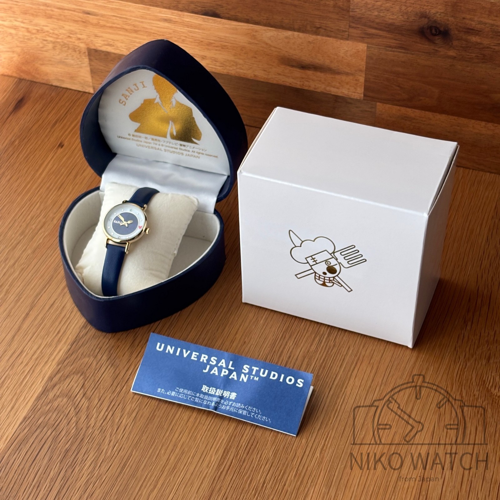 One Piece Sanji Watch Blue Dial Black Strap USJ Limitd Premium 2019 [Excellent]