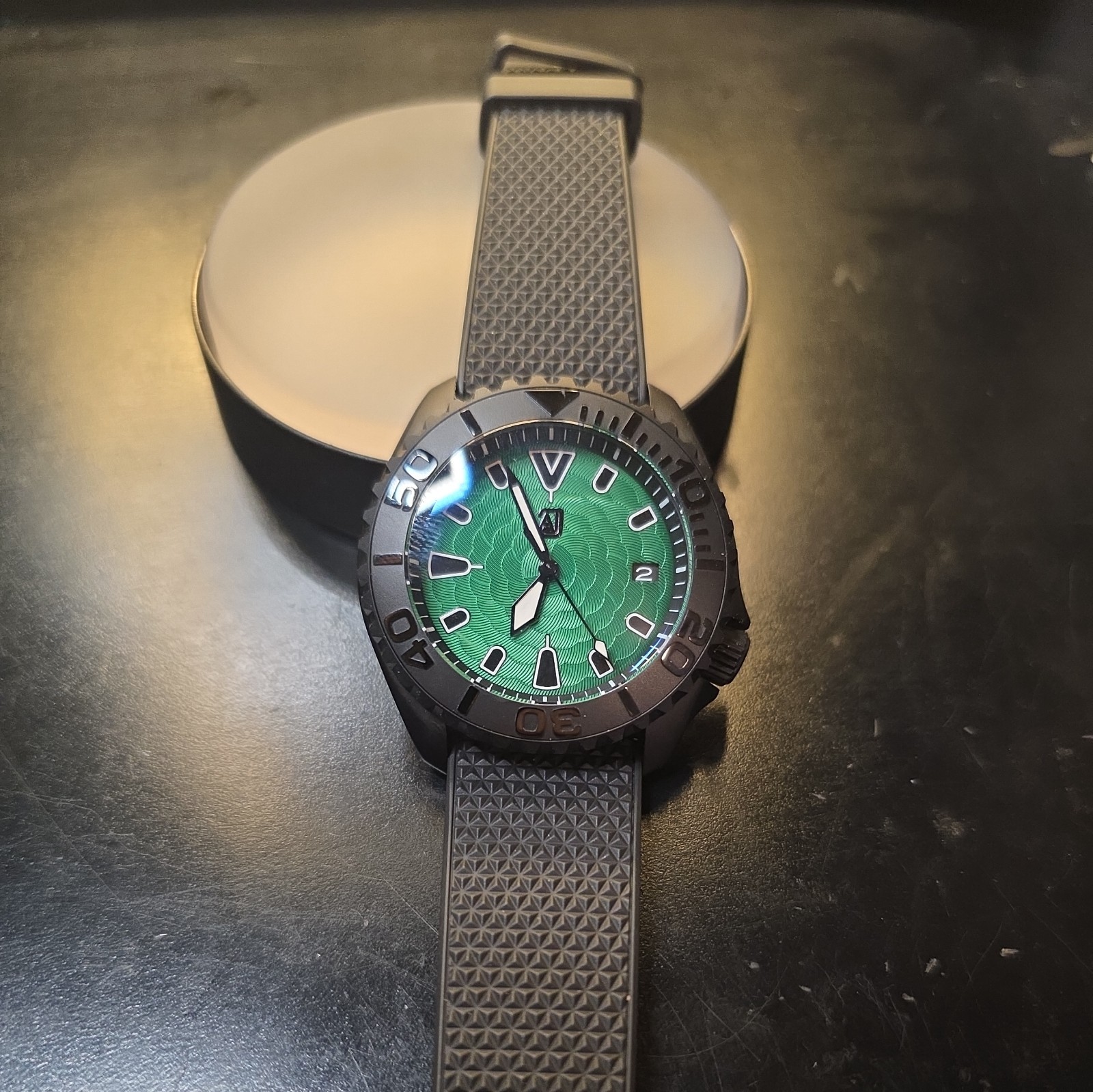 Custom built “Kaiju,” 42mm NH35Automatic watch with Sapphire Crystal