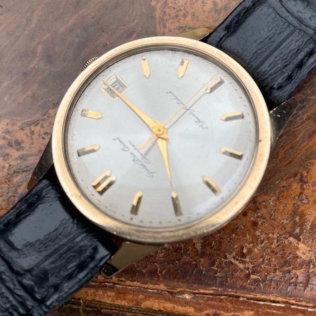Orient Grand Prix Calendar S84063 25J Hand Winding Record Dial Men’s Watch