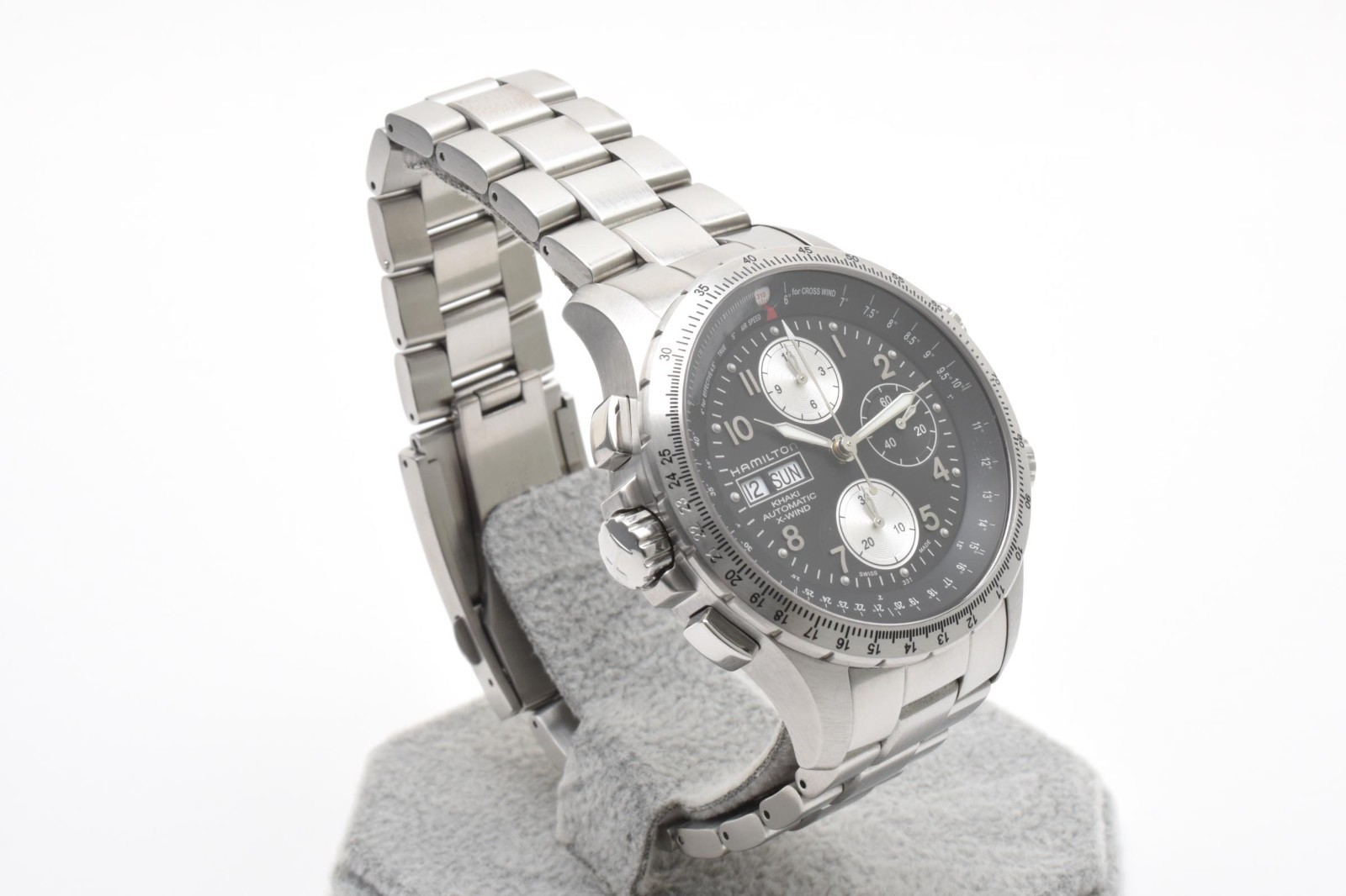 [Box,Paper] MINT Hamilton Khaki X-Wind Auto Chronograph Men’s Watch Japan
