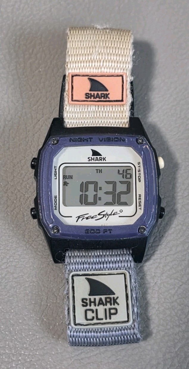 Freestyle Shark Classic Clip Purple / Black Tan Watch FS101136