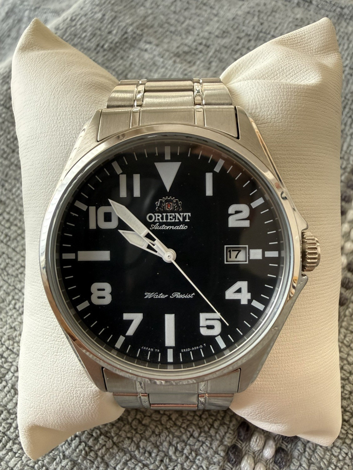ORIENT ER2D-C0-B “Wingman” Automatic Pilot Watch – Rare – Original Steel Bracele