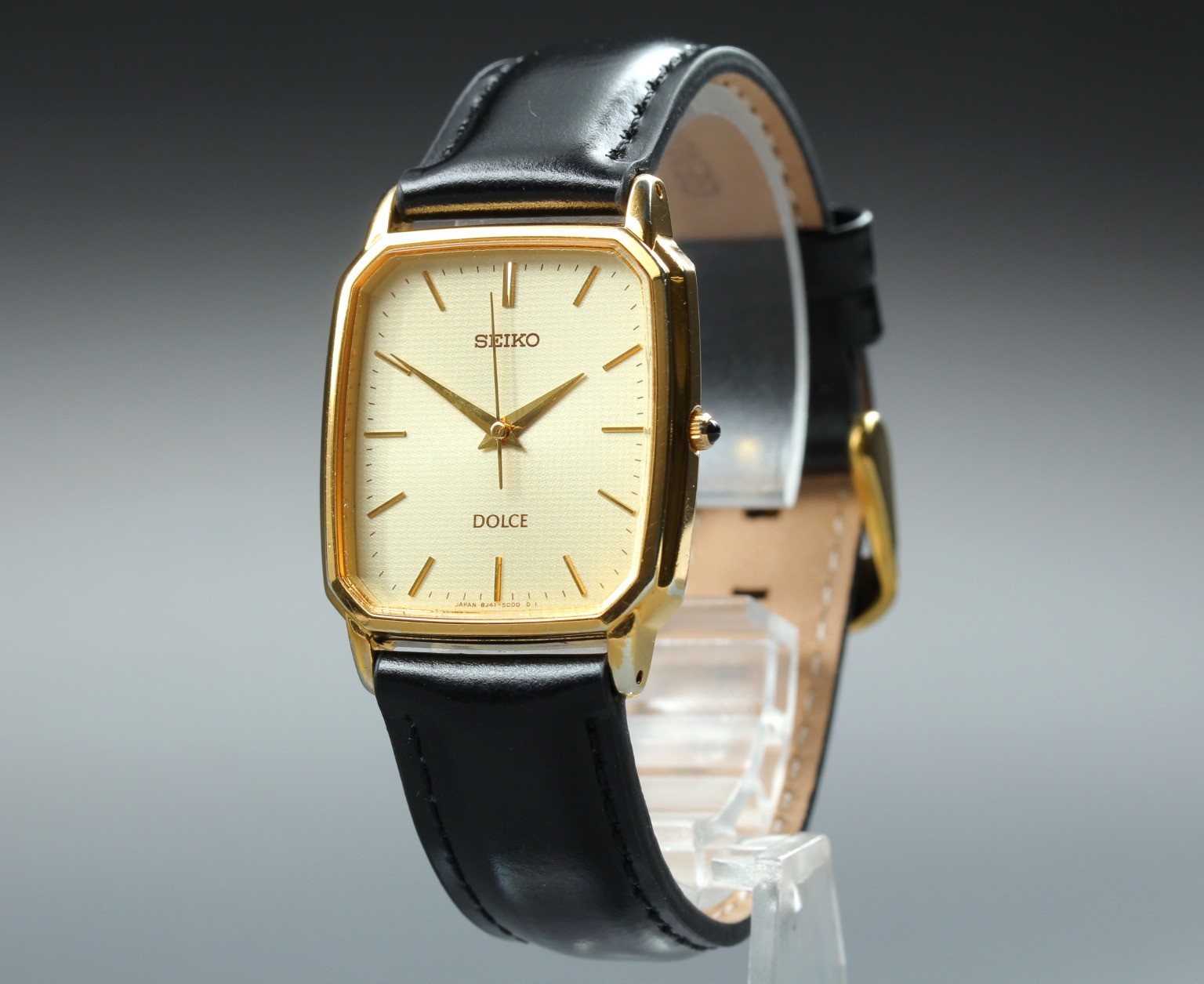 [Near MINT] Seiko Dolce 8J41-5000 27mm SGP30 Gold Tank Quartz Men’s Watch