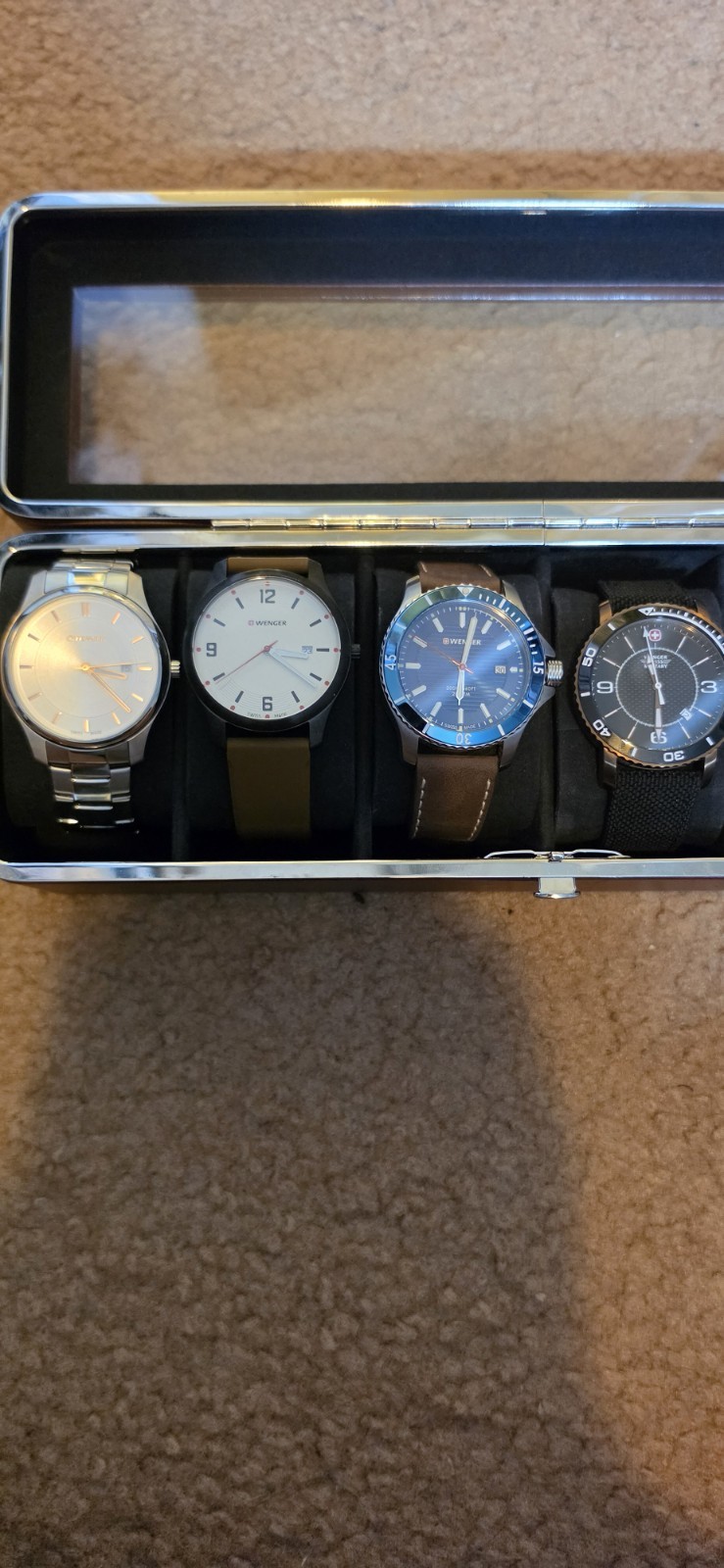 Lot of 4 Wenger Watches