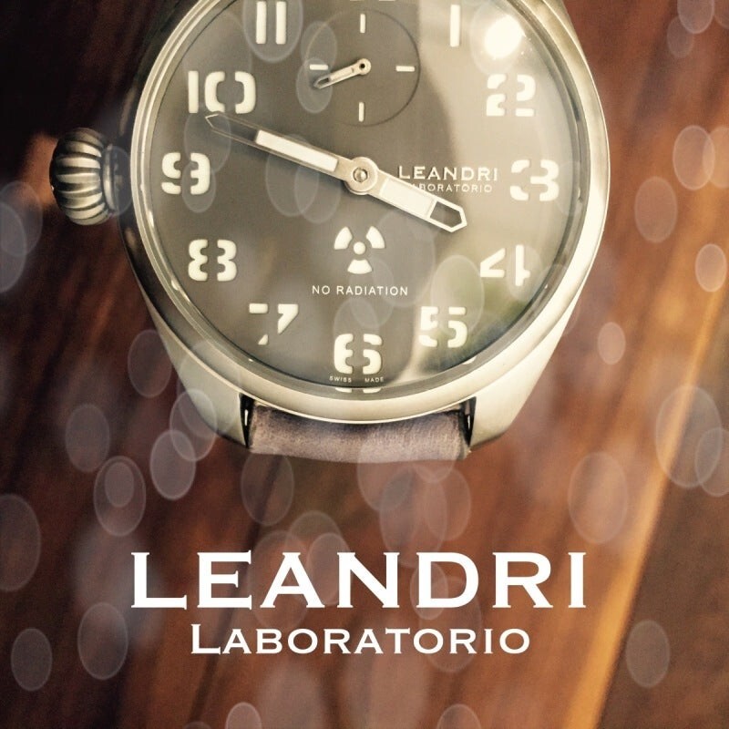 LEANDRI Swiss Made Italian No Radiation Military Mens Watch with Panerai Strap