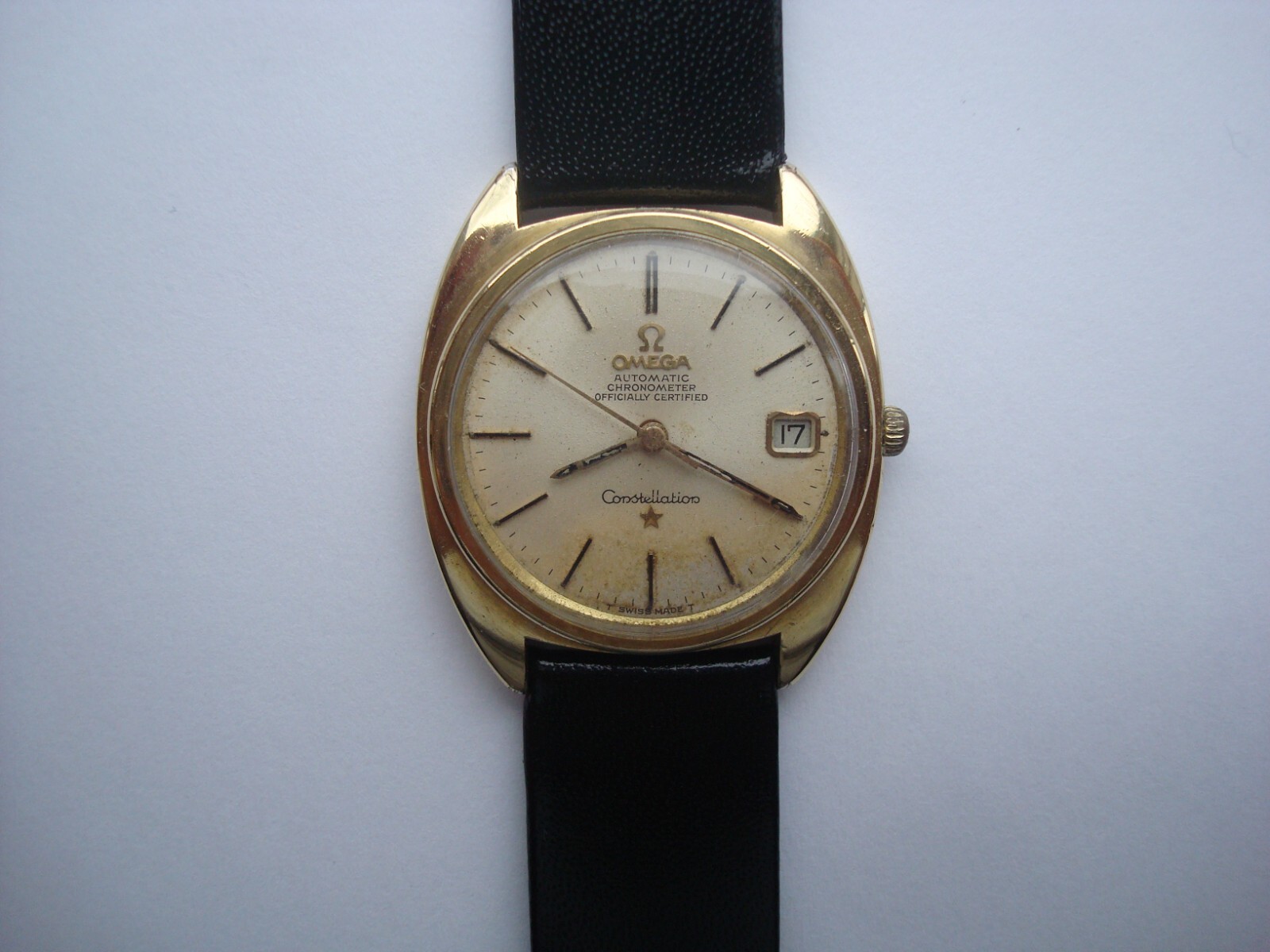 Omega Constellation Chronometer 561 Mens Automatic Watch 24j. 5 Pos. Date Runs