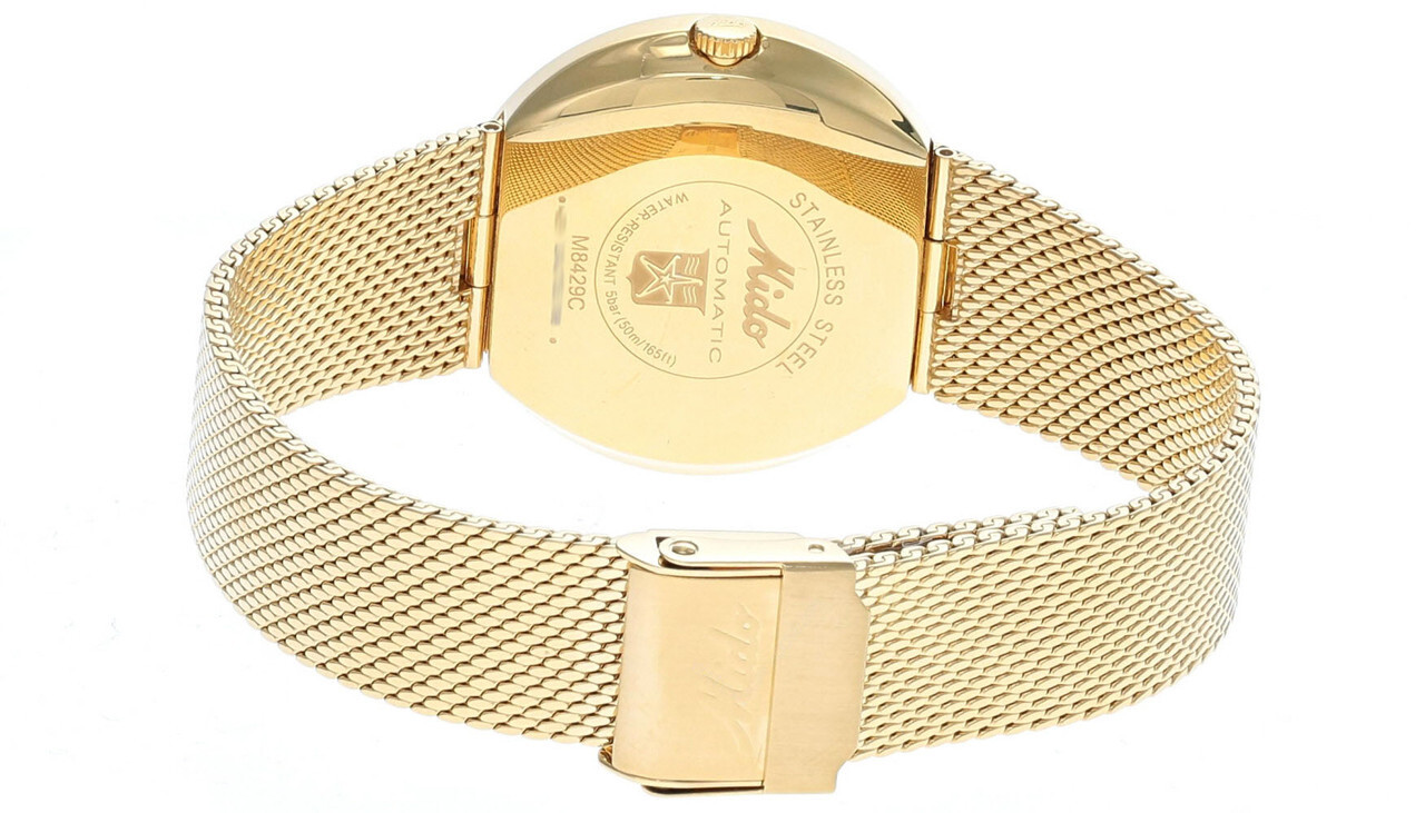 MIDO Commander 1959 37MM Yellow Gold Dial Men’s Watch M8429.3.22.13