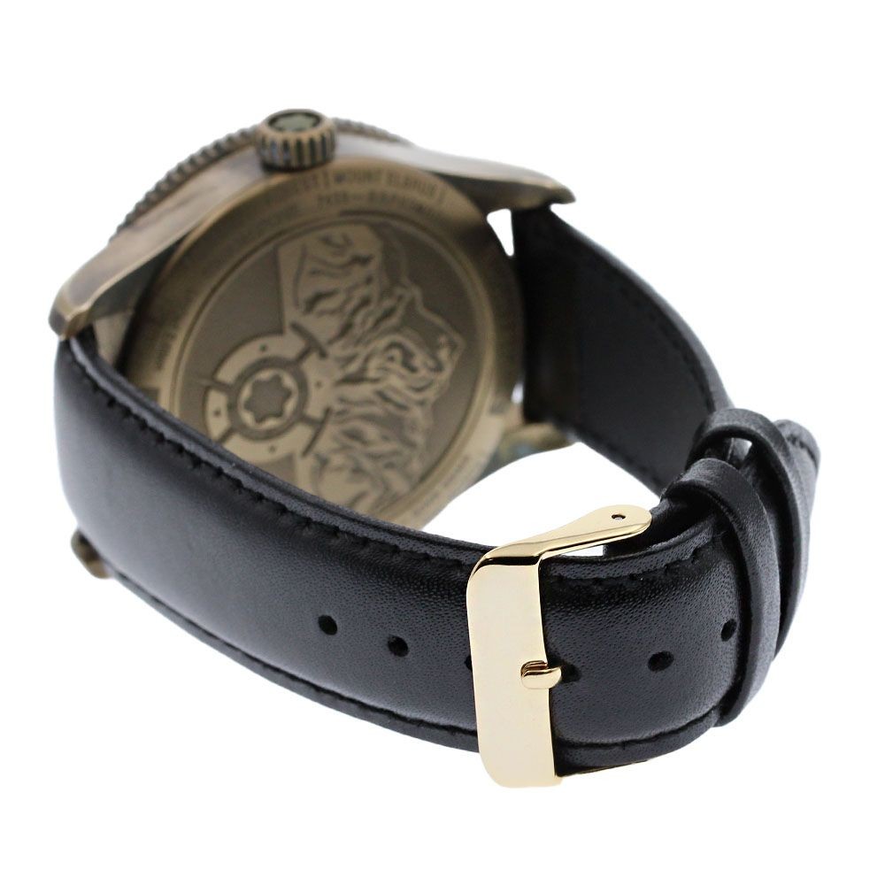 MONTBLANC 1858 Geosphere Limited Edition 119347 Bronze black Dial 43mm Leather